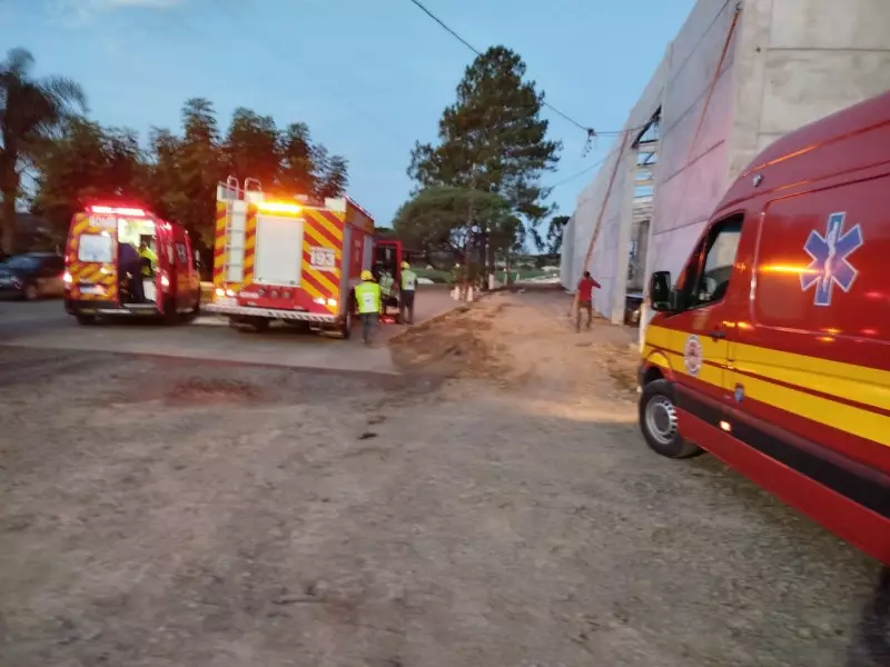 Tragédia em SC: Viga de Barracão Desaba e Mata Trabalhadores em Obra