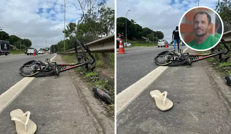 Tragédia na BR-101: Ciclista morre após ser atropelado por carro na Serra, ES