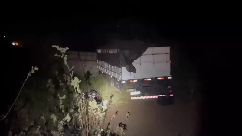 Tragédia na BR-163: Caminhoneiro morre após colisão violenta com ponte em Mato Grosso do Sul