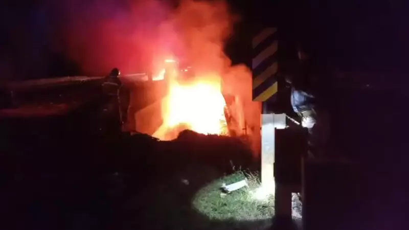 Tragédia na BR-369: Motorista de caminhão-tanque morre em acidente no Paraná
