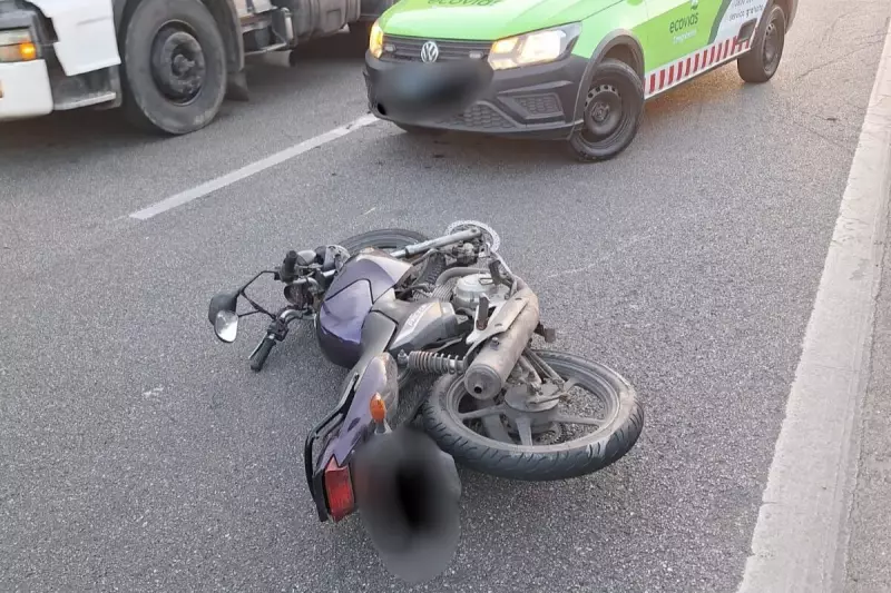 Tragédia na Rodovia Anchieta: Motociclista morre após queda e ser atropelado em SP