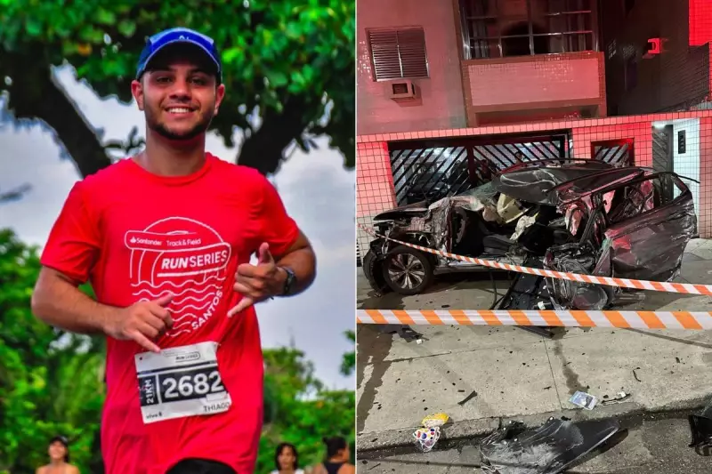 Tragédia no litoral de SP: motorista morre e passageiro fica ferido em colisão com carro estacionado