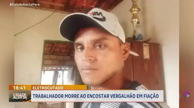 Tragédia no trabalho: homem morre eletrocutado ao tocar vergalhão em fiação elétrica
