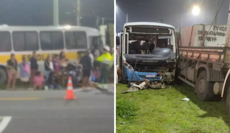 Tragédia no trânsito: motorista de ônibus morre em colisão com carreta em Sooretama