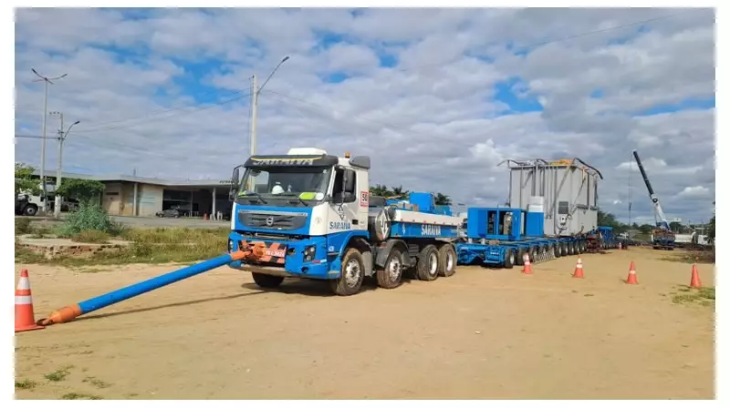 Transformador gigante chega à Paraíba: etapa final do projeto de energia avança