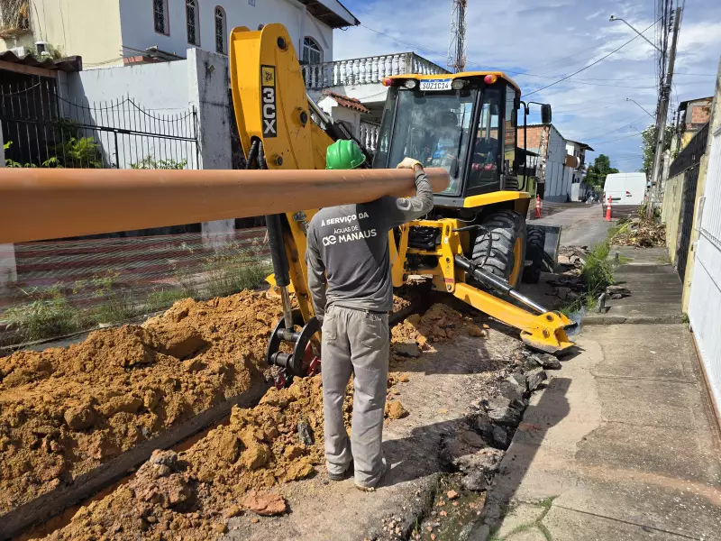 Trata Bem Manaus: Confira o cronograma semanal de obras de esgoto em 13 bairros da cidade