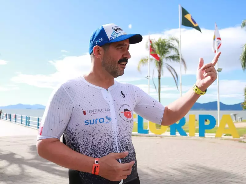Triatleta supera UTI, perde 30kg e se prepara para prova em Florianópolis