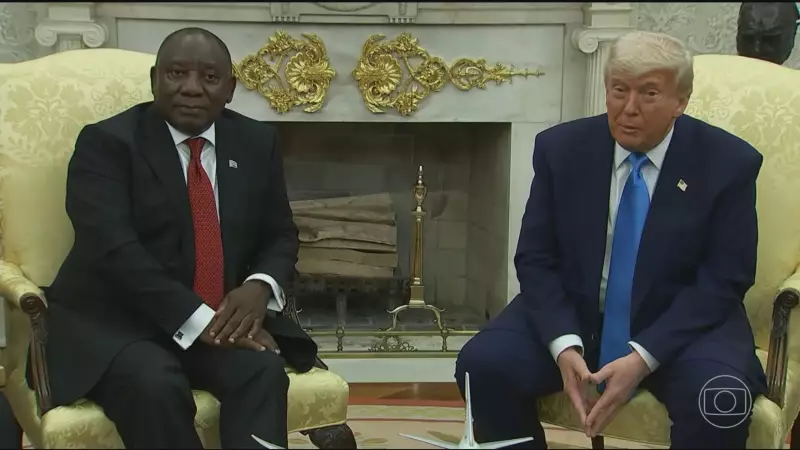 Trump acusa África do Sul de 'genocídio branco' e gera constrangimento em encontro diplomático
