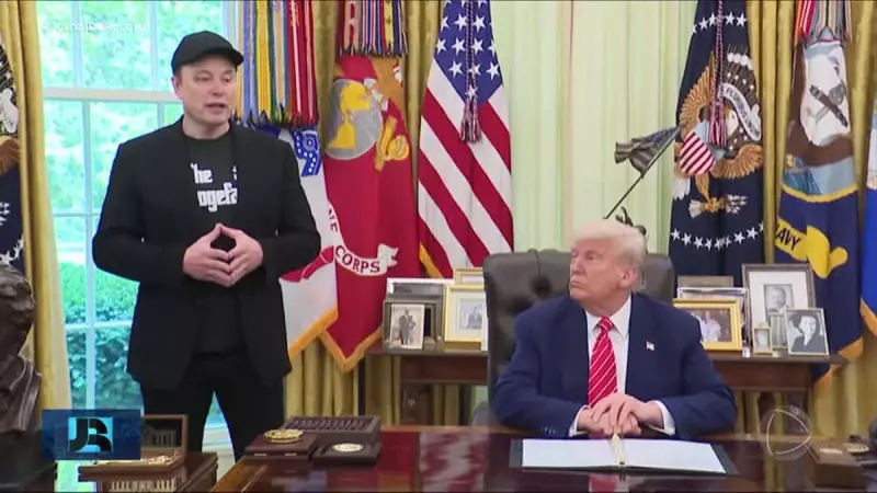 Trump faz coletiva marcante após saída de Elon Musk do governo