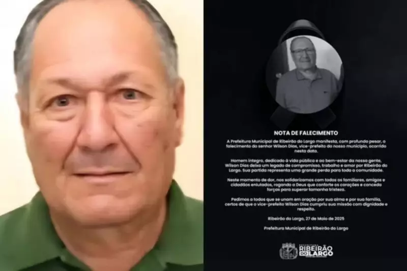 Vice-prefeito de cidade baiana morre em acidente trágico na BA-263: detalhes do ocorrido
