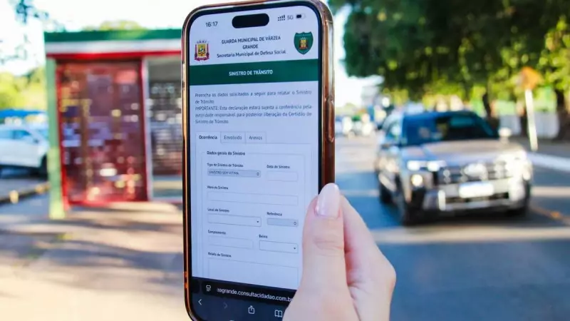 44% dos acidentes de trânsito em MT são registrados online: veja como funciona