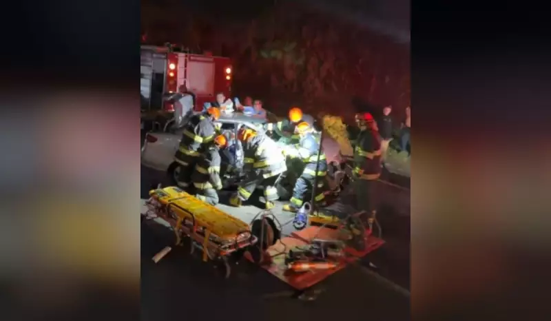 Acidente entre carro e micro-ônibus em Avaré: vítimas eram policiais penais que voltavam para casa