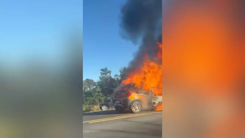 Acidente grave na BR-365 em Romaria deixa feridos e interdita pista