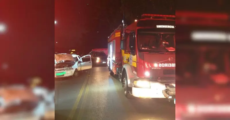 Acidente grave na SC-445 em Siderópolis deixa vítimas presas em veículo