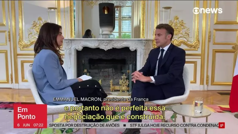 Acordo Mercosul-UE pode sair até o fim do ano se agro adotar regras europeias, diz Macron