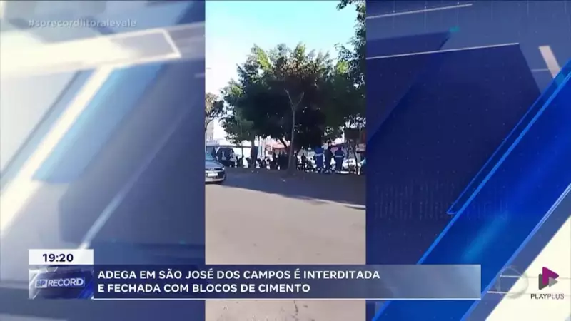 Adega em São José dos Campos é interditada e fechada com blocos de cimento: entenda o caso