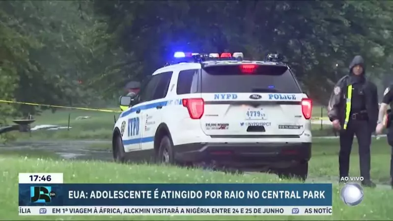 Adolescente de 15 anos sobrevive após ser atingido por raio nos EUA — veja o vídeo chocante!