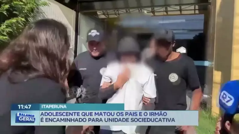 Adolescente que assassinou os pais e o irmão é transferido para unidade socioeducativa no RJ