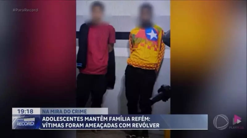 Adolescentes mantêm família refém durante assalto a comércio no Paraná: veja detalhes