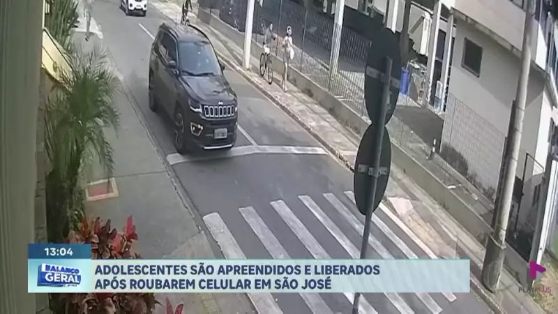 Adolescentes são apreendidos após roubo de celular em São José dos Campos, SP