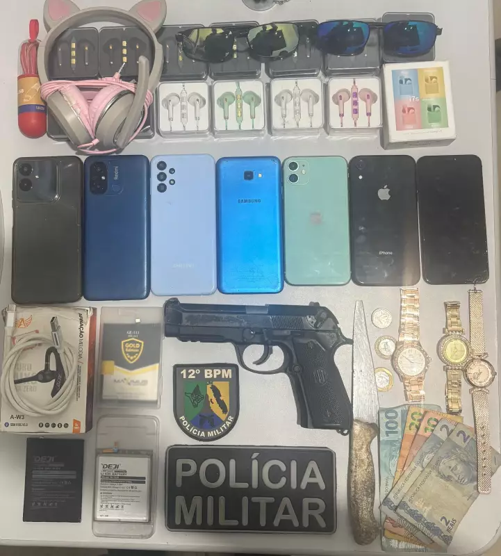 Adolescentes são detidos após assalto a loja de acessórios em Calçoene, AP
