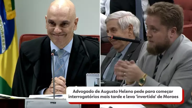 Advogado de Augusto Heleno pede adiamento de depoimento por café da manhã e Moraes ironiza