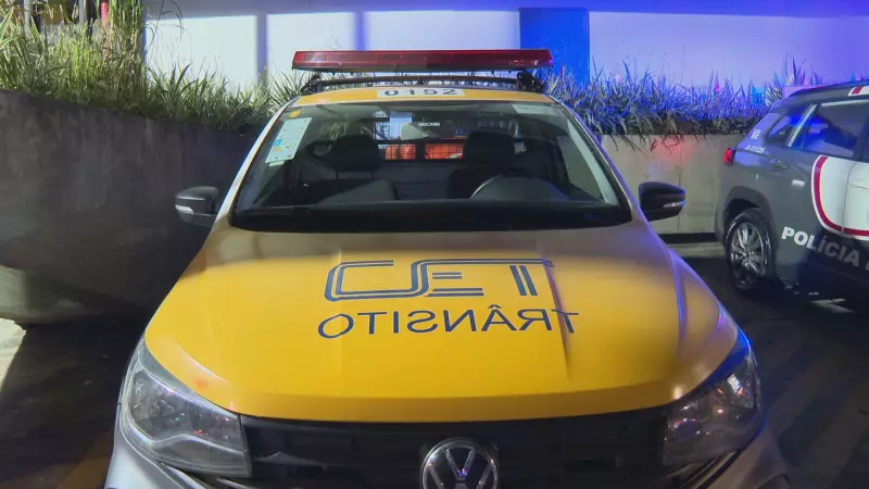 Agente da CET é liberado pela Justiça de SP após dirigir bêbado e colidir com viatura