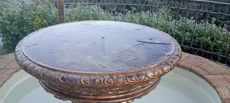 Água congela em fonte de Campos do Jordão no dia mais frio do ano; veja o vídeo impressionante!