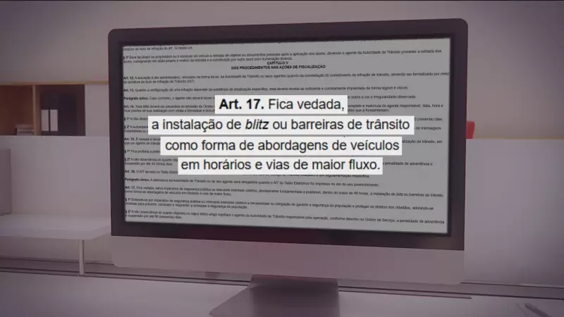 Alerj aprova Estatuto da Blitz com restrições a abordagens em horários e vias de grande movimento
