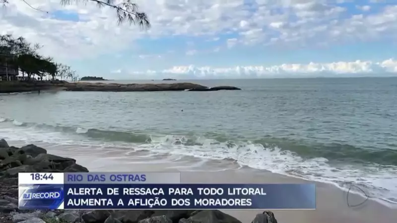 Alerta de ressaca no litoral do RJ: ondas podem chegar a 3 metros e causar transtornos