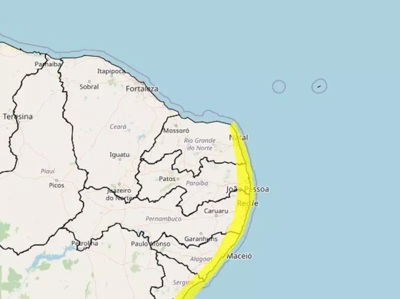 Alerta do INMET: Chuvas intensas atingem Natal e outras cidades do RN - Saiba como se proteger