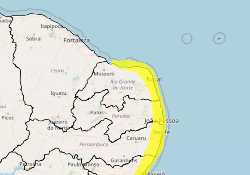 Alerta do INMET: Chuvas intensas atingem o Rio Grande do Norte - Saiba como se proteger