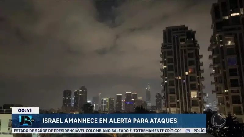 Alerta em Israel: Sirenes tocam após ameaça de novos ataques do Irã