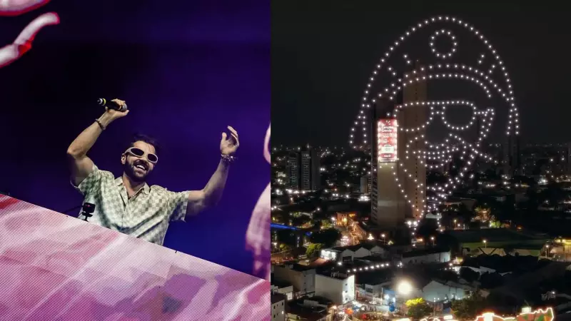 Alok transforma o Parque do Povo em uma balada eletrônica com show de drones e homenagem a Luiz Gonzaga em Campina Grande
