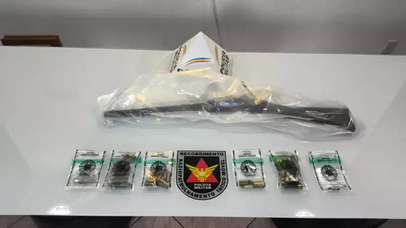 Aluno leva munição para escola em MG e padrasto é preso por posse ilegal de arma