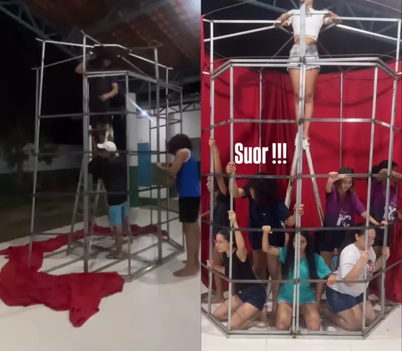 Alunos do Piauí recriam show de Lady Gaga em Copacabana e vídeo viraliza