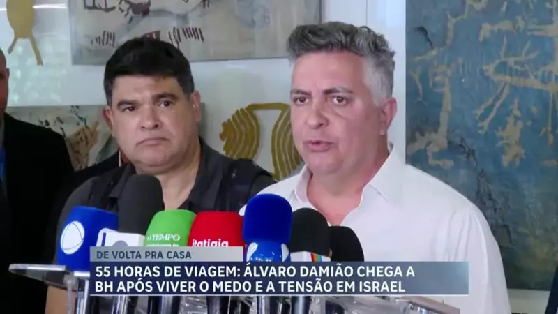 Álvaro Damião desembarca no Brasil após tensões no Oriente Médio: veja detalhes da viagem