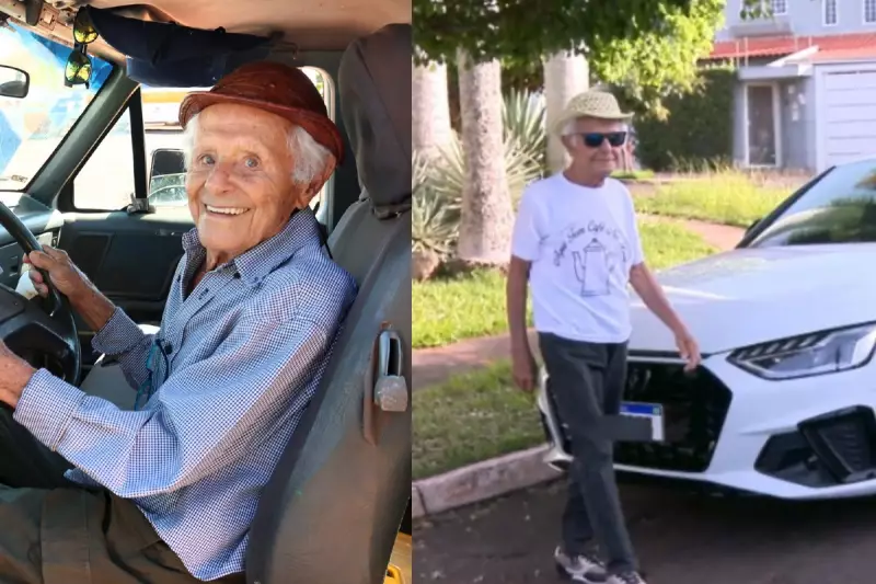 Aos 102 anos, idoso renova carteira de motorista e se torna o mais velho de MS: "Não posso parar"