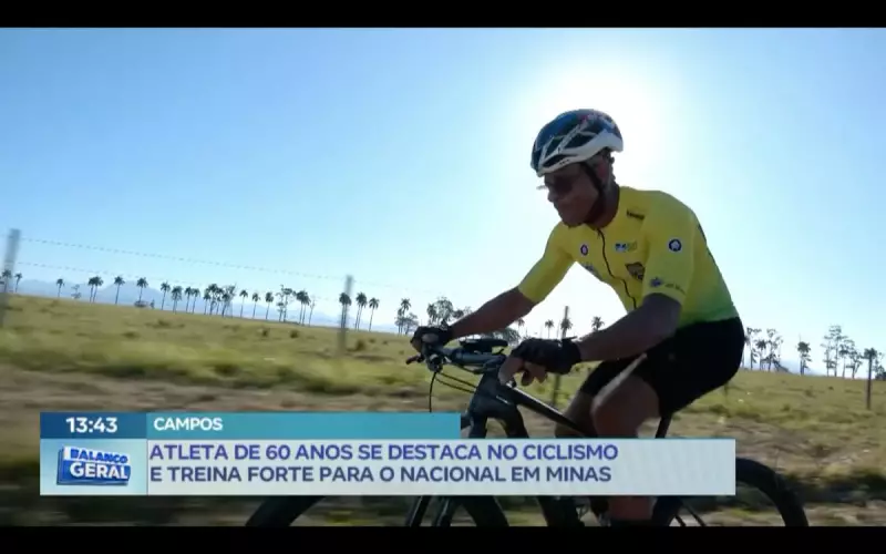 Aos 60 anos, ciclista lidera Campeonato Estadual e mira título nacional no RJ