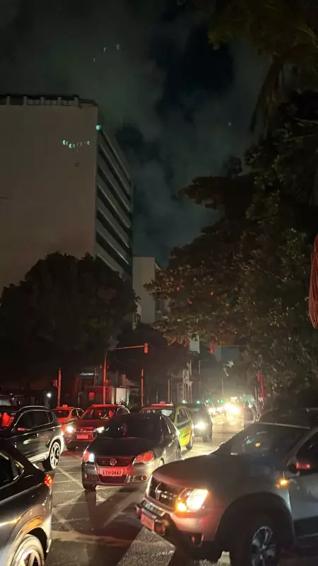 Apagão em Botafogo: Bairro fica sem luz na noite de quarta-feira