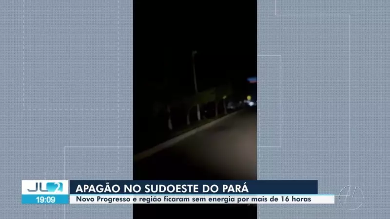 Apagão em Novo Progresso: moradores ficam mais de 16 horas sem energia elétrica