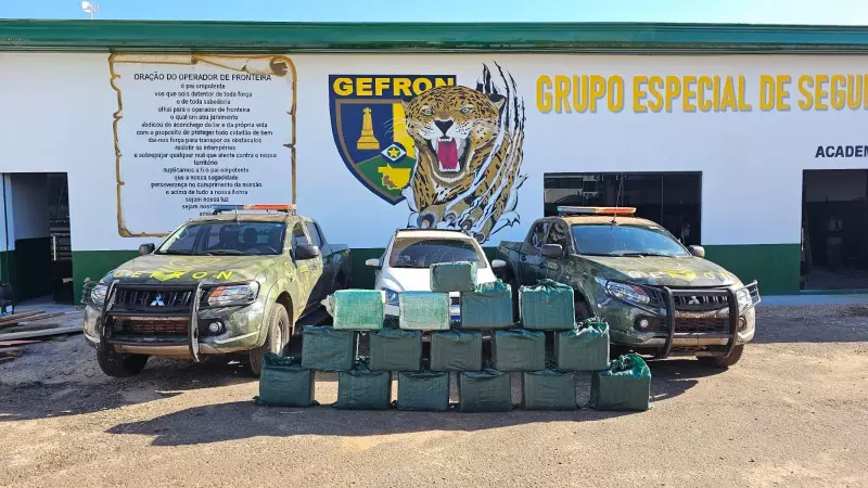 Apreensão de 480 kg de cocaína em MT: Gerente de fazenda e mais três homens presos em megaoperação
