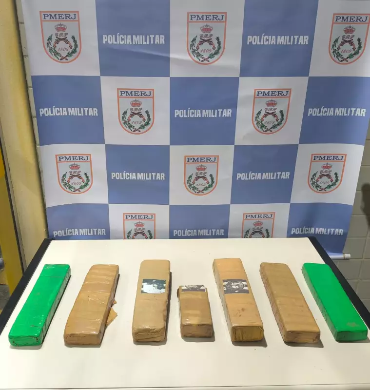 Apreensão recorde de drogas em Vassouras: Polícia encontra cocaína e maconha em operação surpresa