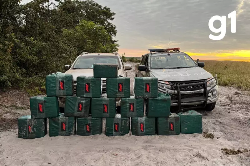 Apreensão recorde: mais de meia tonelada de drogas encontrada em caminhonete em Mato Grosso