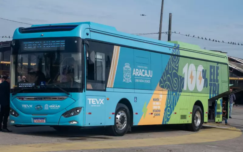 Aracaju recebe 15 novos ônibus elétricos: avanço na mobilidade sustentável