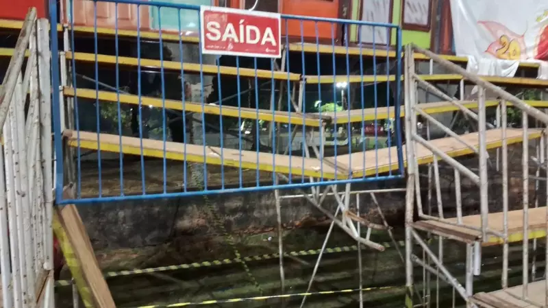 Arquibancada desaba durante festa junina no Tocantins; veja o vídeo e saiba detalhes