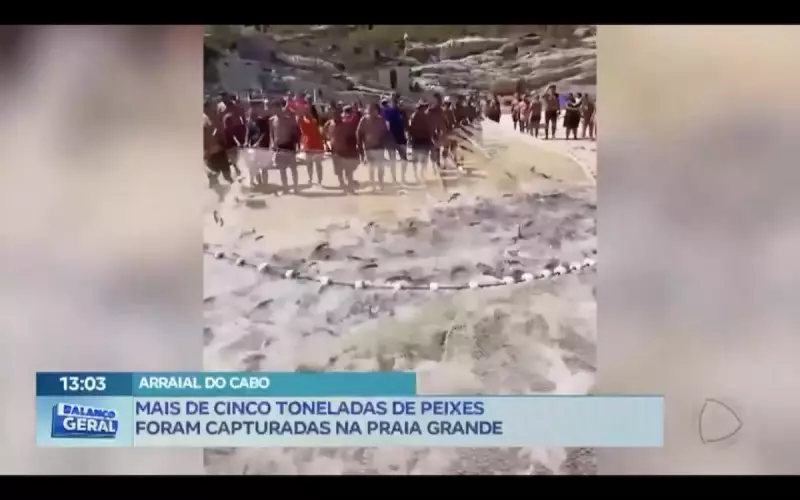 Arraial do Cabo registra pesca recorde: mais de 5 toneladas de peixes capturadas