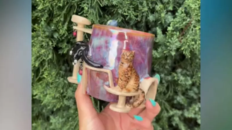 Artista americana viraliza nas redes sociais com incríveis obras de arte em canecas