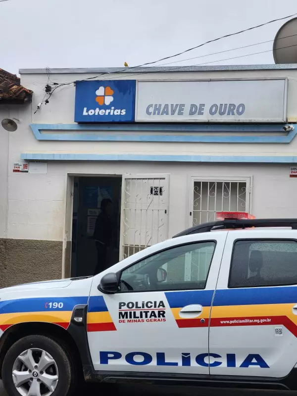 Assaltantes invadem lotérica em MG, quebram paredes, mas falham em abrir cofre