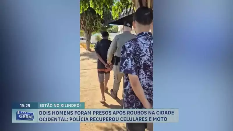 Assaltantes são presos após ação policial em Cidade Ocidental, no Entorno do DF